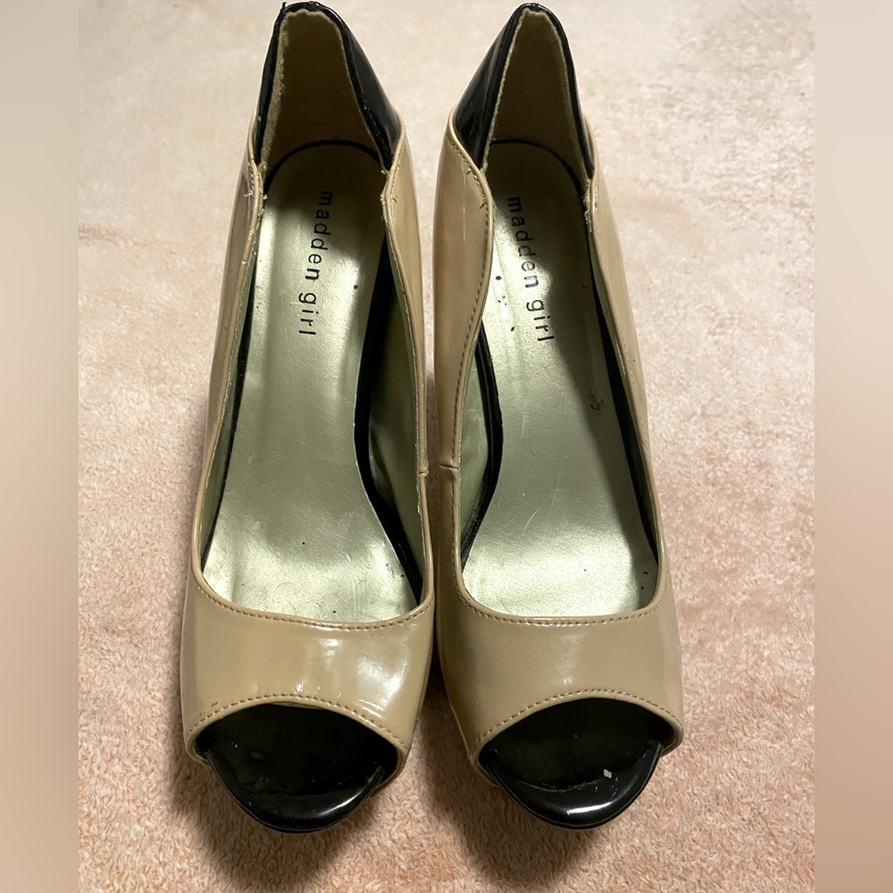 Madden Girl Peep Toe Pumps